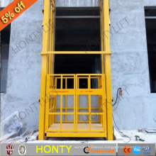 alibaba express mechanical lifting devices guide lead rail lifts platform for cargo